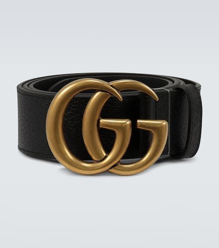 Cinturón de piel con hebilla GG - Gucci - Modalova