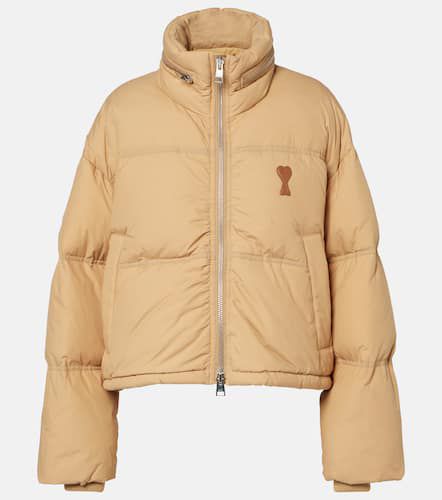 Ami De Cœur technical canvas down jacket - Ami Paris - Modalova