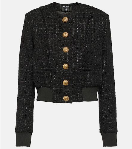 Balmain Tweed and lamÃ© jacket - Balmain - Modalova