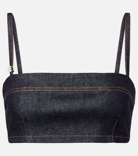 Bisou De-Nimes denim bra top - Jacquemus - Modalova