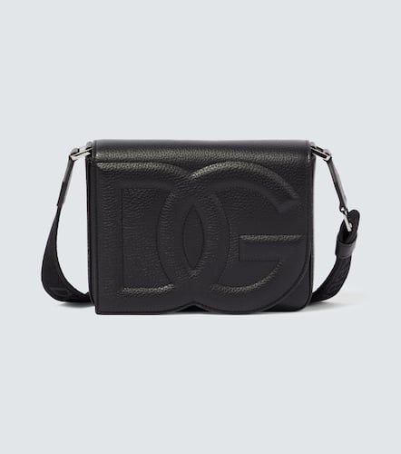 Medium logo leather crossbody bag - Dolce&Gabbana - Modalova