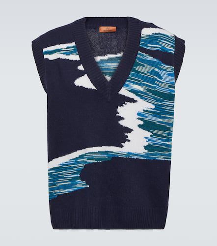 Space-dyed wool sweater vest - Missoni - Modalova