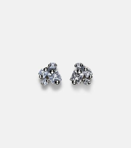 Pendientes Princess de oro blanco de 18 ct con diamantes - Suzanne Kalan - Modalova