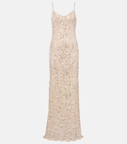 Abito lungo con paillettes - Self-Portrait - Modalova