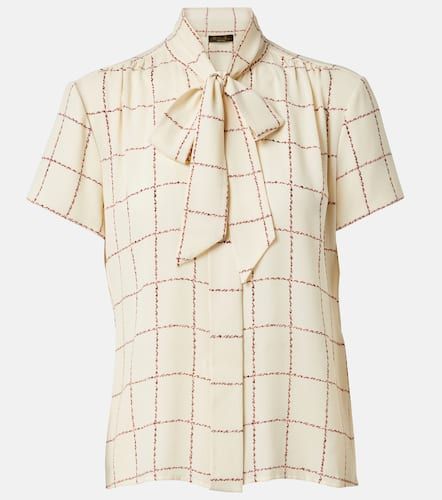 Camisa Febe de seda a cuadros - Loro Piana - Modalova