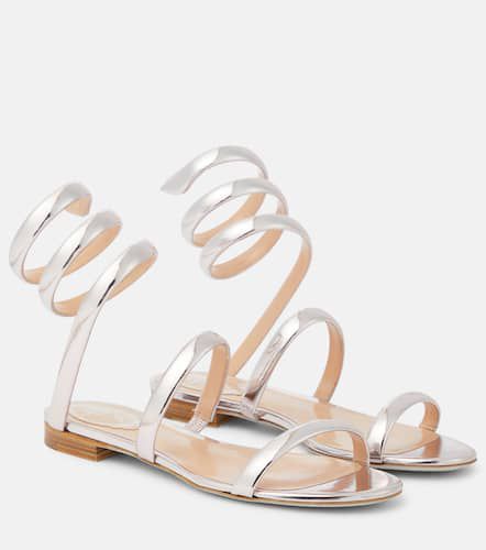 Cleo mirrored leather sandals - Rene Caovilla - Modalova