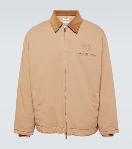 Blouson aus Baumwoll-Gabardine - Miu Miu - Modalova