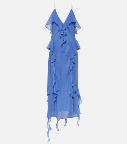 Pim ruffled silk georgette slip dress - Khaite - Modalova