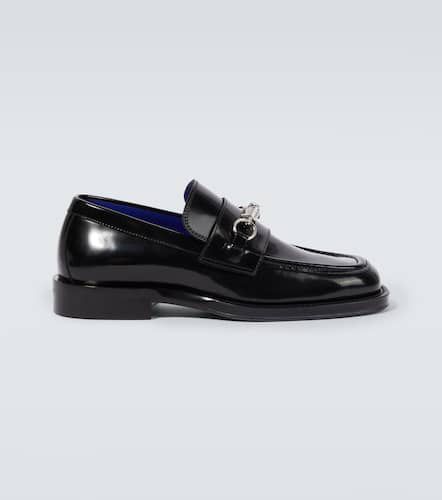 Embellished leather loafers - Burberry - Modalova