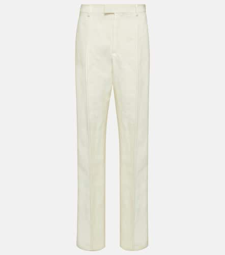 Pantaloni regular in lino - Bottega Veneta - Modalova