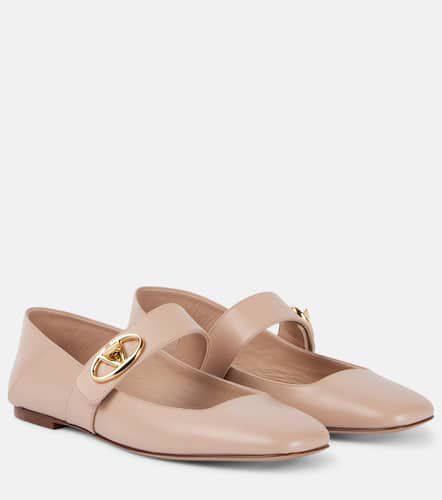 Mary-Jane-Ballerinas VLogo Locker aus Leder - Valentino Garavani - Modalova