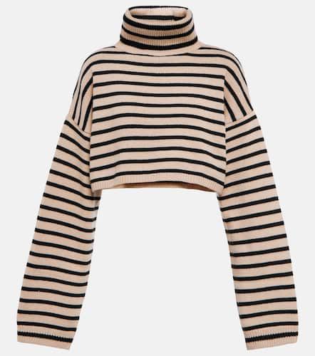 Athina turtleneck cropped wool-blend sweater - The Frankie Shop - Modalova