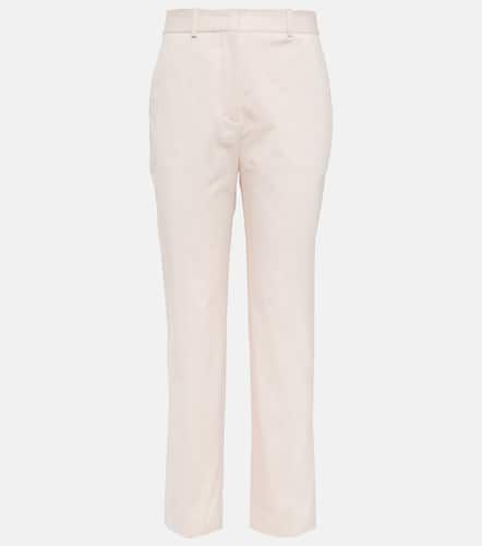 Dirk high-rise cotton-blend pants - Loro Piana - Modalova