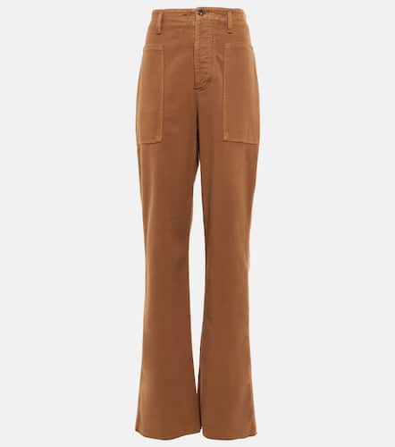 Pantaloni in misto cotone a vita alta - Tod's - Modalova