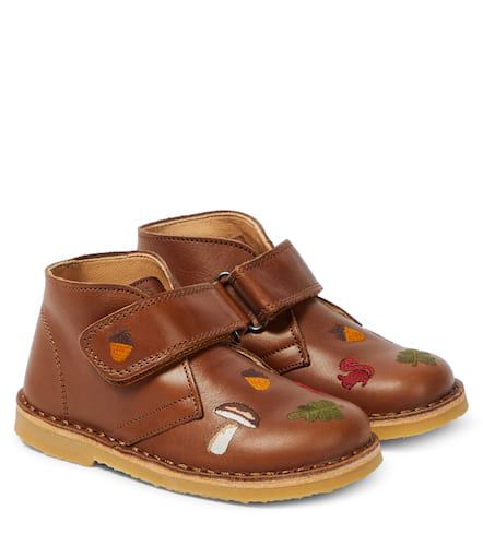 Bestickte Stiefel Woodland aus Leder - Petit Nord - Modalova