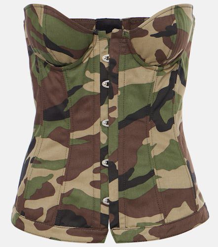 Bustier in cotone con stampa - Vetements - Modalova