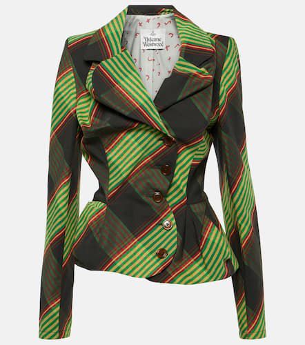 Tartan cotton and linen blazer - Vivienne Westwood - Modalova