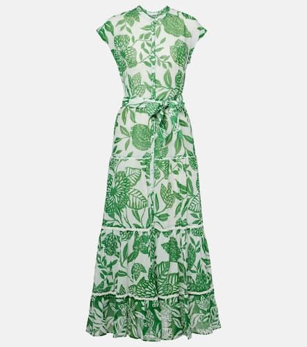 Robe longue Kora imprimée en coton - Poupette St Barth - Modalova