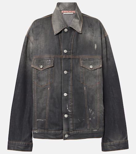 Chaqueta en denim estampada - Acne Studios - Modalova