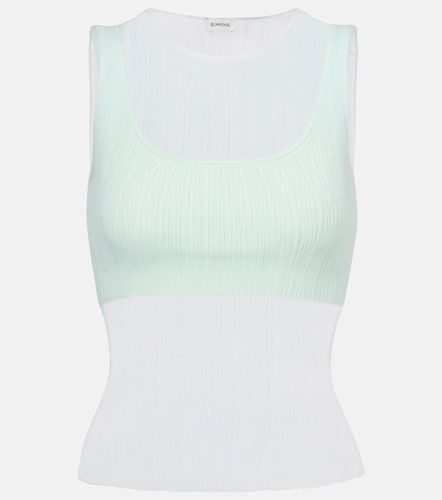 Oakley Plisse semi-sheer tank top - Simkhai - Modalova