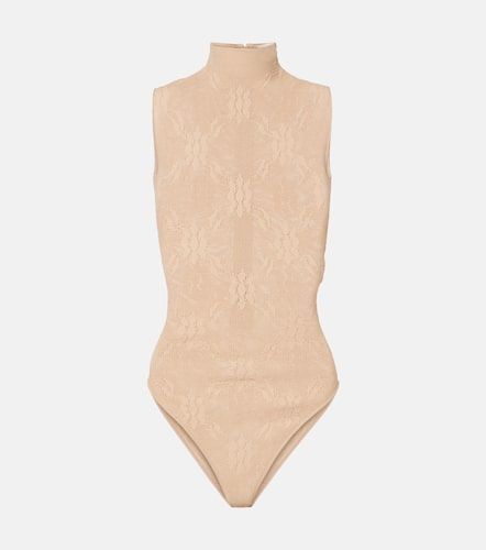 Sheer high-neck lace bodysuit - Victoria Beckham - Modalova