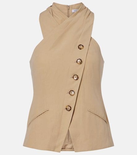 Top Pacey con cuello halter - Veronica Beard - Modalova