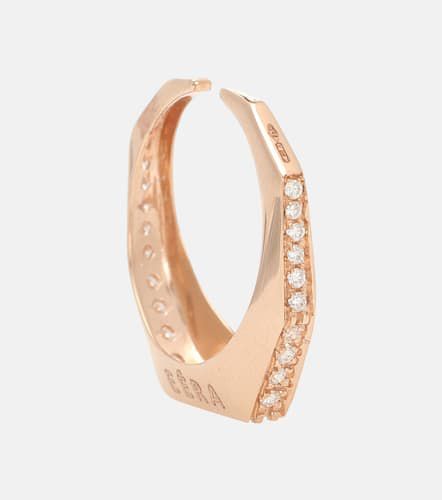Eéra Ear cuff Sabrina de oro rosa de 18 ct con diamantes blancos - Eera - Modalova