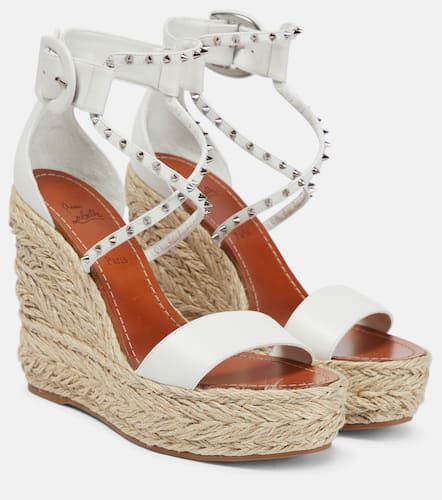 Chocazeppa leather wedge espadrilles - Christian Louboutin - Modalova