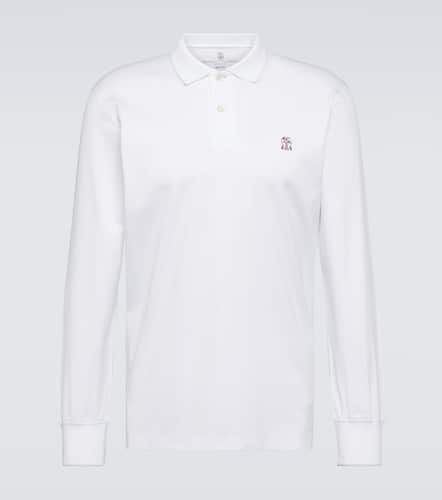 Cotton jersey polo shirt - Brunello Cucinelli - Modalova