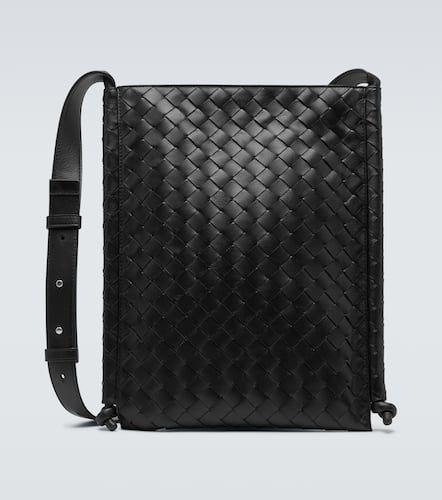 Bolso cruzado Flat Loop de piel Intrecciato - Bottega Veneta - Modalova