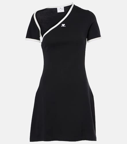 CourrÃ¨ges Asymmetric cotton minidress - Courreges - Modalova