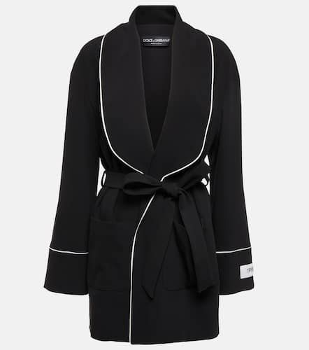 X Kim chaqueta de pijama en mezcla de lana - Dolce&Gabbana - Modalova
