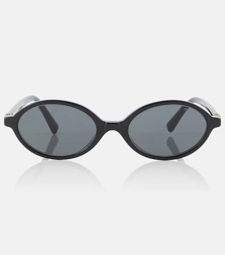 Miu Miu Logo round sunglasses - Miu Miu - Modalova