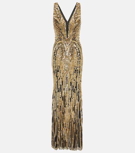 Abito lungo Raquel con paillettes - Jenny Packham - Modalova