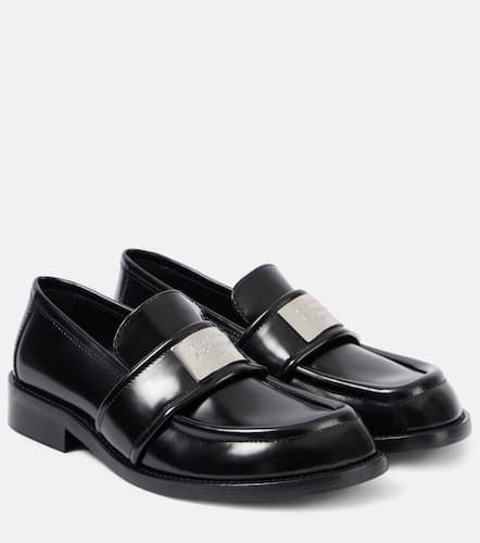 Acne Studios Logo leather loafers - Acne Studios - Modalova