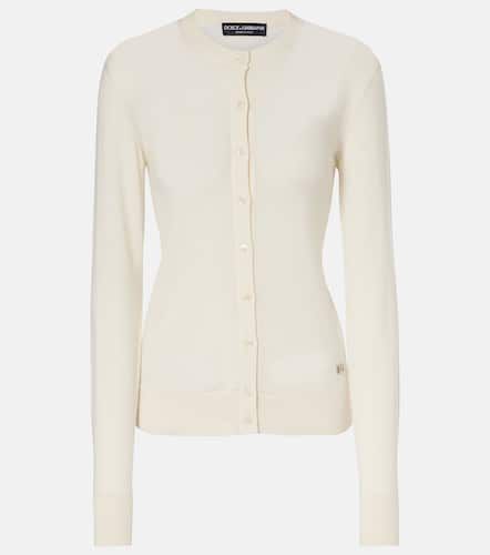 DG cashmere and silk cardigan - Dolce&Gabbana - Modalova