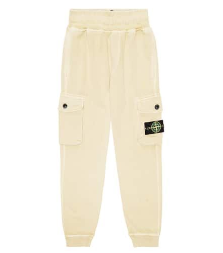 Jogginghose aus Baumwoll-Fleece - Stone Island Junior - Modalova