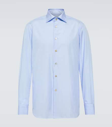Camisa de popelín de algodón - Kiton - Modalova