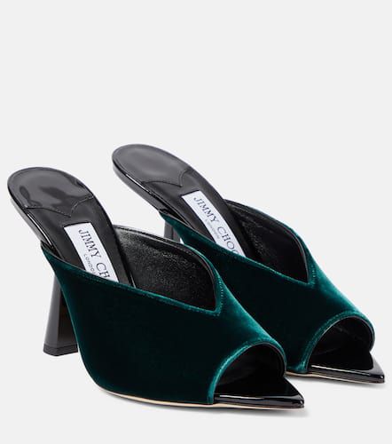 Mules Maryanne 100 de terciopelo - Jimmy Choo - Modalova