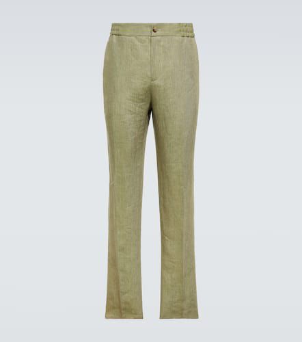 Etro Linen straight pants - Etro - Modalova