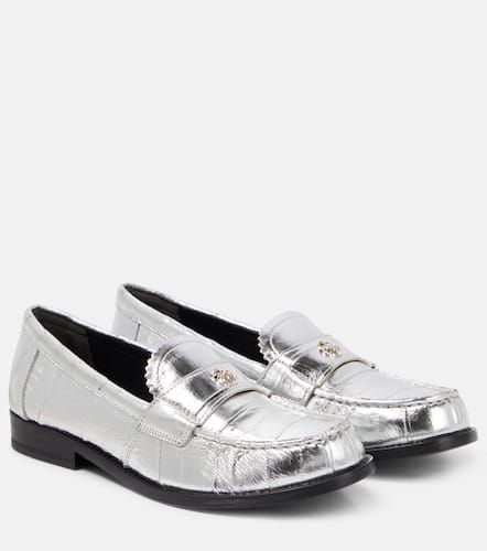 Loafers Perry aus Metallic-Leder - Tory Burch - Modalova