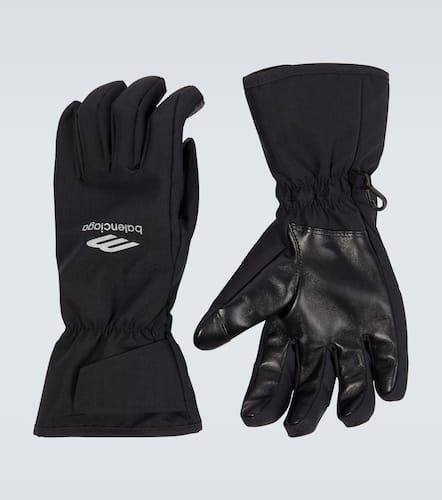B Sports Icon leather-trimmed ski gloves - Balenciaga - Modalova