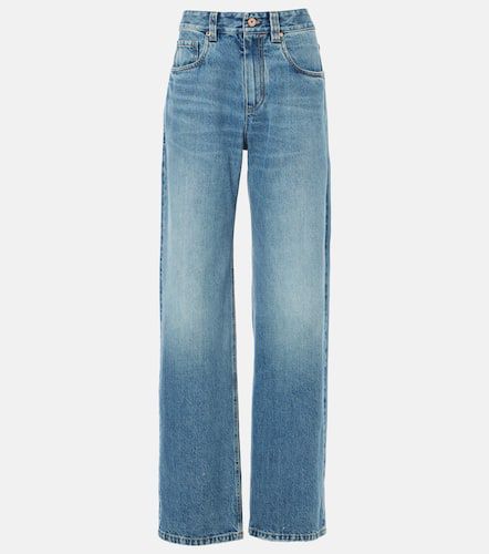 High-Rise Straight Jeans - Brunello Cucinelli - Modalova