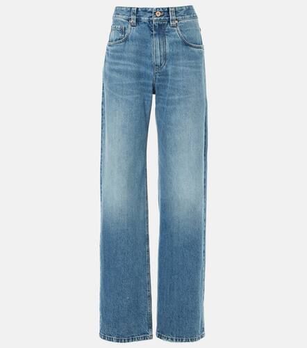 High-Rise Straight Jeans - Brunello Cucinelli - Modalova