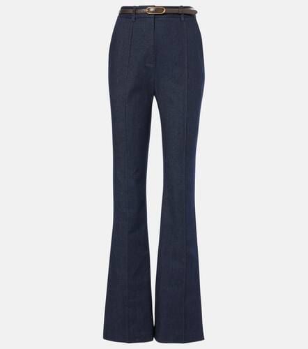 Gracie belted high-rise bootcut jeans - Veronica Beard - Modalova