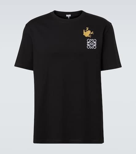T-shirt Anagram in jersey di cotone - Loewe - Modalova