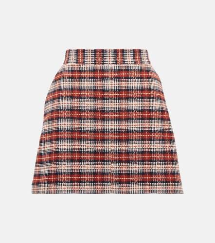 See By ChloÃ© Checked cotton-blend miniskirt - See By Chloe - Modalova