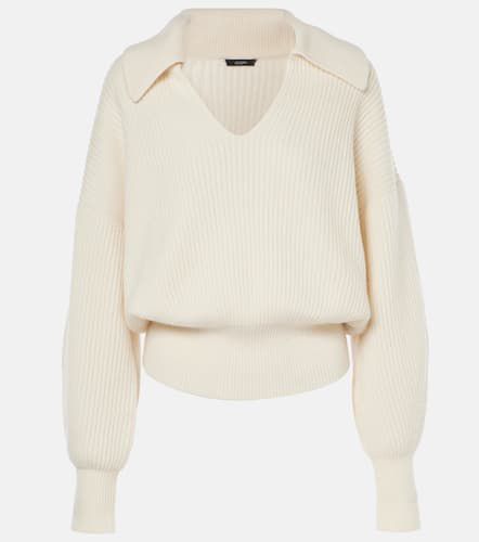 Wool, cashmere, and silk polo sweater - Joseph - Modalova