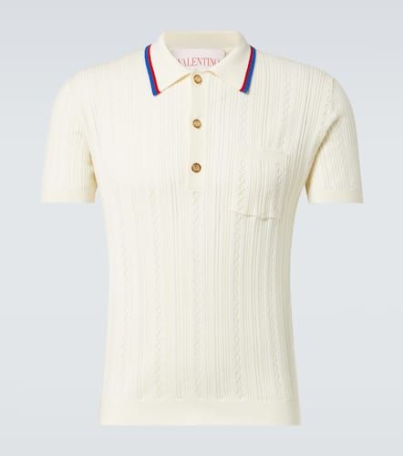 Valentino Polo de algodón trenzado - Valentino - Modalova