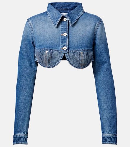 Giacca di jeans cropped - Jean Paul Gaultier - Modalova